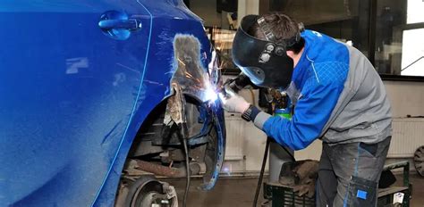 sheet metal to repair car|vehicle body repair without welding.